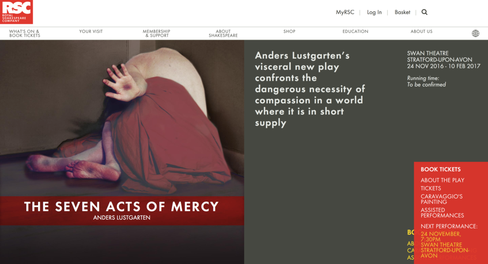 The Seven Acts of Mercy performed by Royal Shakespeare Company